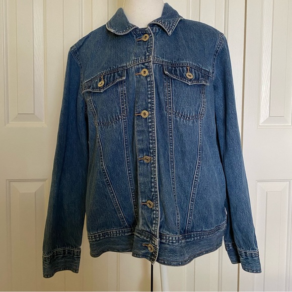 Jean Jacket Women’s XL Oversized - Picture 3 of 4